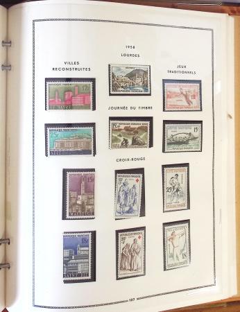 1849- 1960, Collection de France dans un classeur