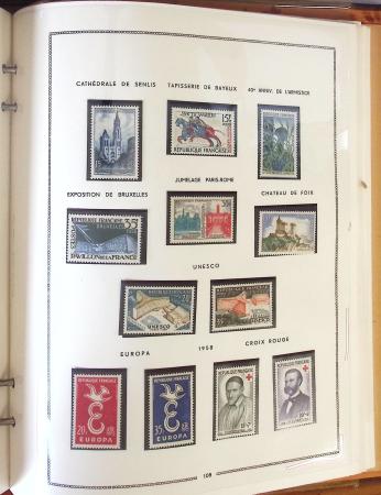 1849- 1960, Collection de France dans un classeur
