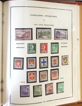1849- 1960, Collection de France dans un classeur