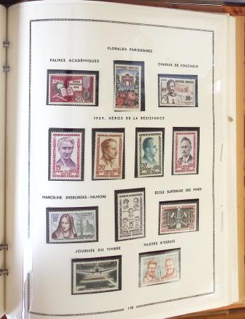 1849- 1960, Collection de France dans un classeur