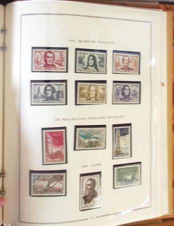 1849- 1960, Collection de France dans un classeur