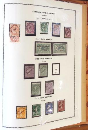 1849- 1960, Collection de France dans un classeur