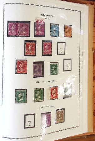 1849- 1960, Collection de France dans un classeur