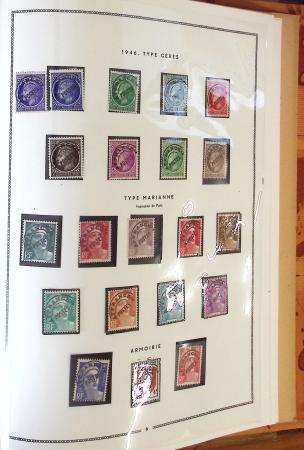 1849- 1960, Collection de France dans un classeur