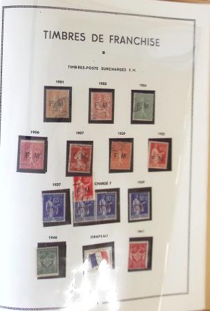 1849- 1960, Collection de France dans un classeur