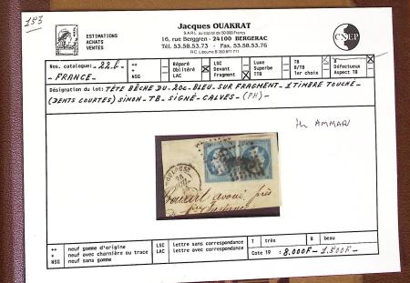 1849- 1960, Collection de France dans un classeur