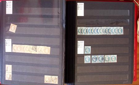 1849-1898, Lot de France classique dont N°1 en 3 ex.,