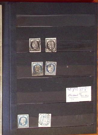1849-1898, Lot de France classique dont N°1 en 3 ex.,