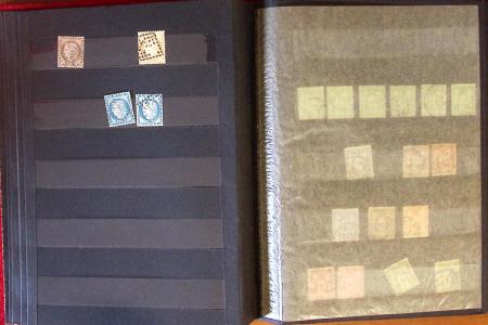 1849-1898, Lot de France classique dont N°1 en 3 ex.,