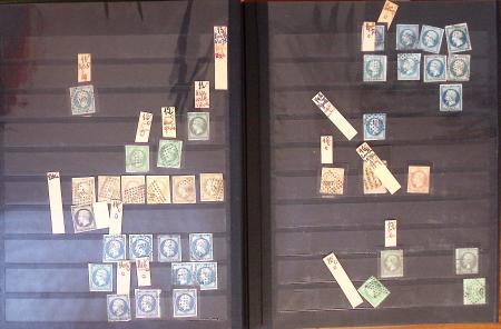 1849-1898, Lot de France classique dont N°1 en 3 ex.,