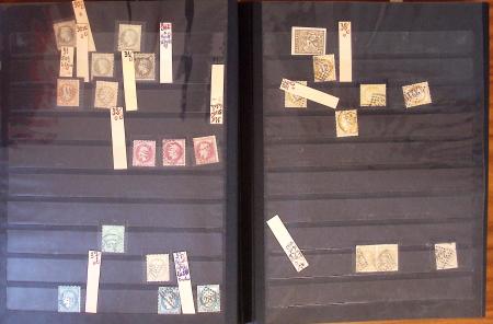 1849-1898, Lot de France classique dont N°1 en 3 ex.,