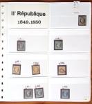 1849-1898, Lot de France classique dont N°1 en 3 ex.,
