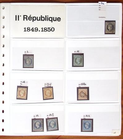 1849-1898, Lot de France classique dont N°1 en 3 ex.,
