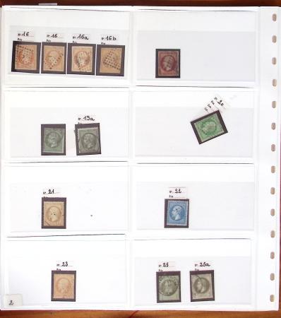 1849-1898, Lot de France classique dont N°1 en 3 ex.,
