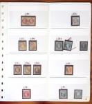 1849-1898, Lot de France classique dont N°1 en 3 ex.,