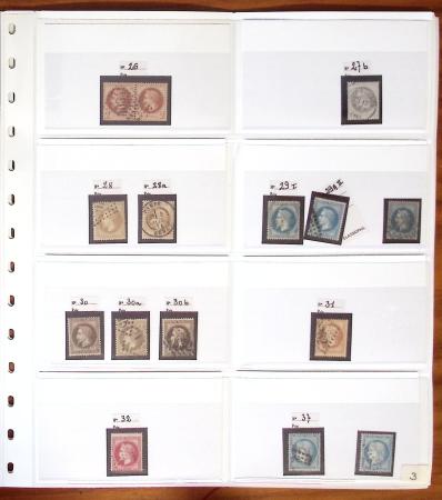 1849-1898, Lot de France classique dont N°1 en 3 ex.,
