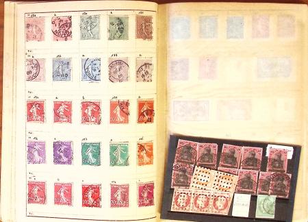 1849-1898, Lot de France classique dont N°1 en 3 ex.,