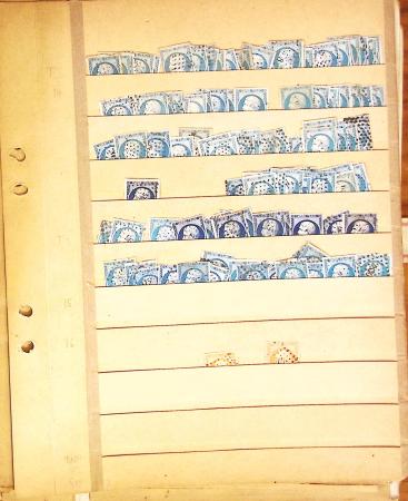 1849-1898, Lot de France classique dont N°1 en 3 ex.,