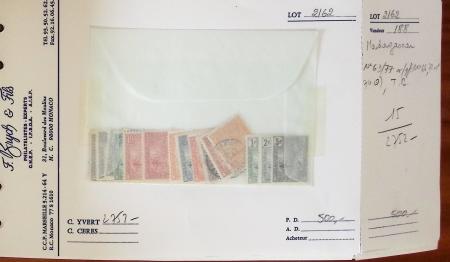 1879-1950, Sélection de bonnes valeurs des Colonies,