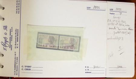 1878-1962, Sélection de bonnes valeurs des Colonies,