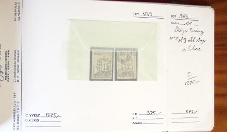 1878-1962, Sélection de bonnes valeurs des Colonies,