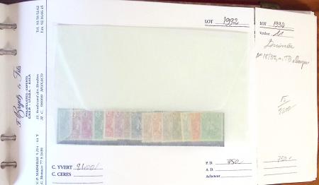 1878-1962, Sélection de bonnes valeurs des Colonies,