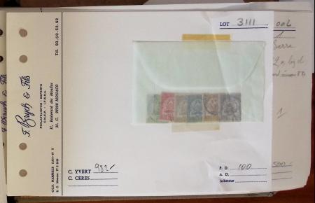1881-1959, Sélection de bonnes valeurs des Colonies,