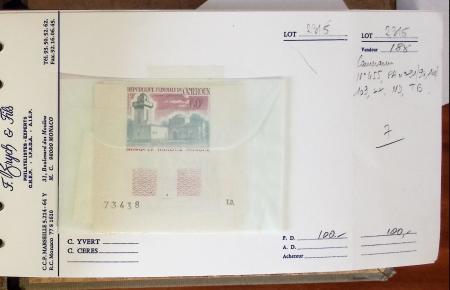 1881-1959, Sélection de bonnes valeurs des Colonies,