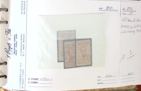 1881-1959, Sélection de bonnes valeurs des Colonies,