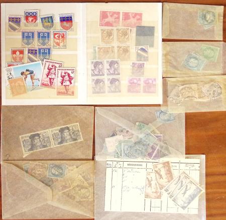 1849-1960, Lot de France avec section classique et