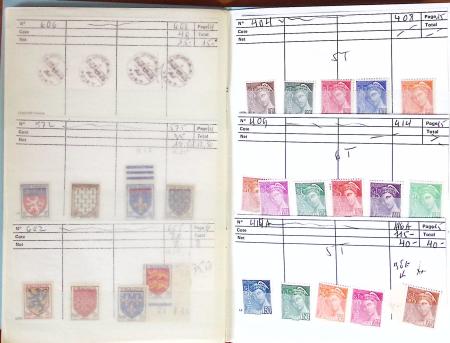 1849-1960, Lot de France avec section classique et