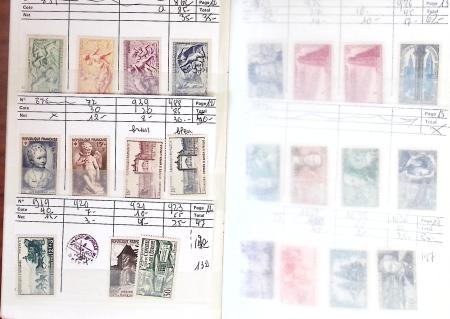 1849-1960, Lot de France avec section classique et