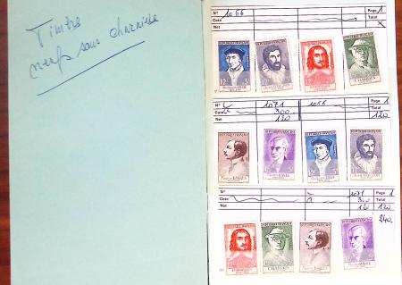 1849-1960, Lot de France avec section classique et