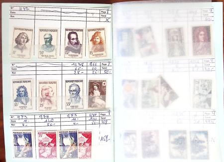 1849-1960, Lot de France avec section classique et