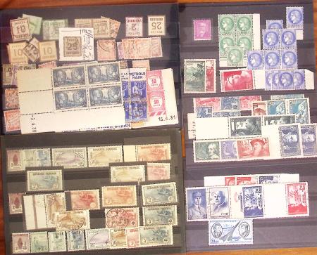 1849-1960, Lot de France avec section classique et