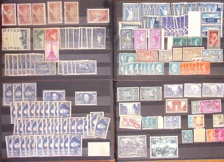 1849-1960, Lot de France avec section classique et