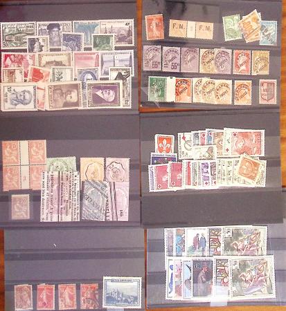 1849-1960, Lot de France avec section classique et