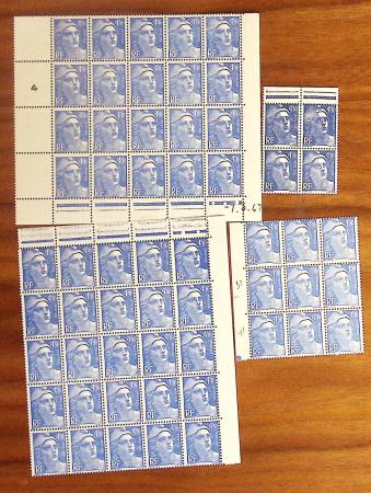 1849-1960, Lot de France avec section classique et