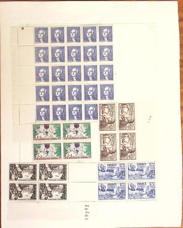 1849-1960, Lot de France avec section classique et