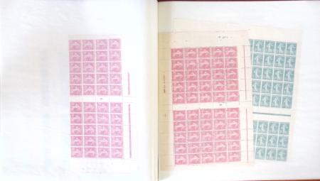 1880-1959, Beau lot en 20 classeurs de feuilles entières