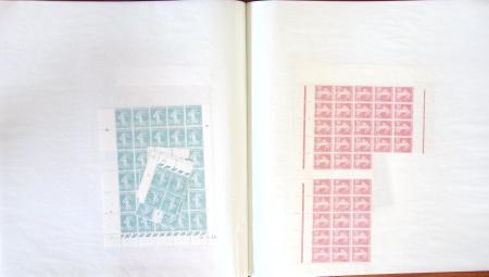 1880-1959, Beau lot en 20 classeurs de feuilles entières