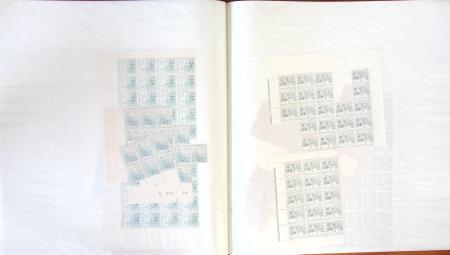 1880-1959, Beau lot en 20 classeurs de feuilles entières