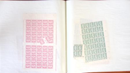 1880-1959, Beau lot en 20 classeurs de feuilles entières