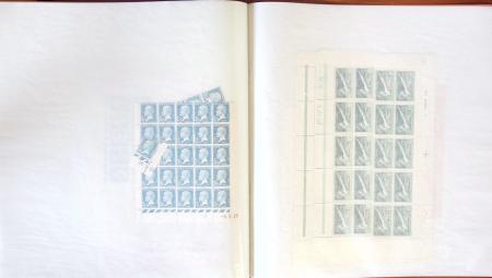 1880-1959, Beau lot en 20 classeurs de feuilles entières