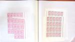 1880-1959, Beau lot en 20 classeurs de feuilles entières