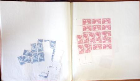 1880-1959, Beau lot en 20 classeurs de feuilles entières
