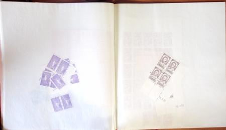1880-1959, Beau lot en 20 classeurs de feuilles entières