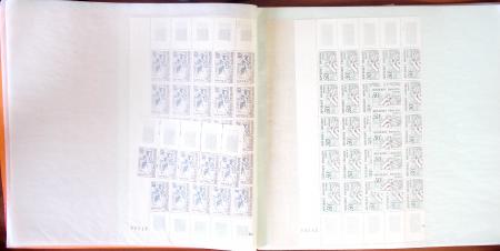 1880-1959, Beau lot en 20 classeurs de feuilles entières