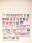 1860-1980 Selection of old-time auction lots on cards