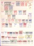1860-1980 Selection of old-time auction lots on cards